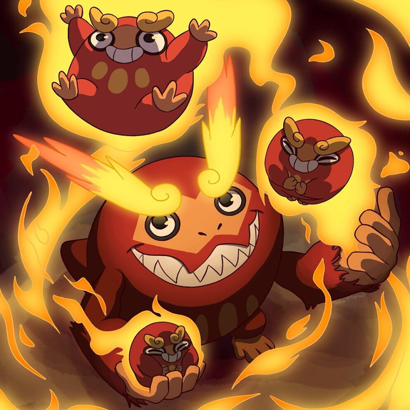 Darmanitan art by teshamerkel_